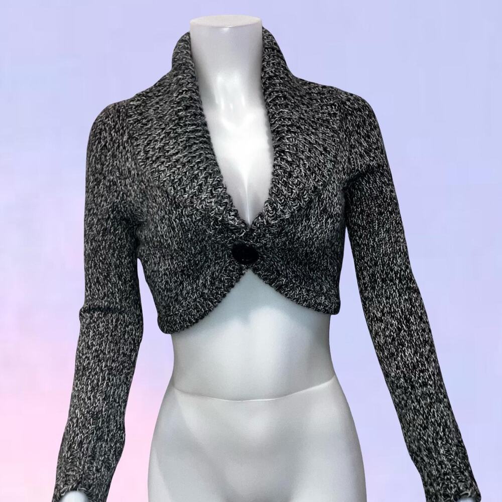 Vintage 90s y2k bolero cropped cardigan